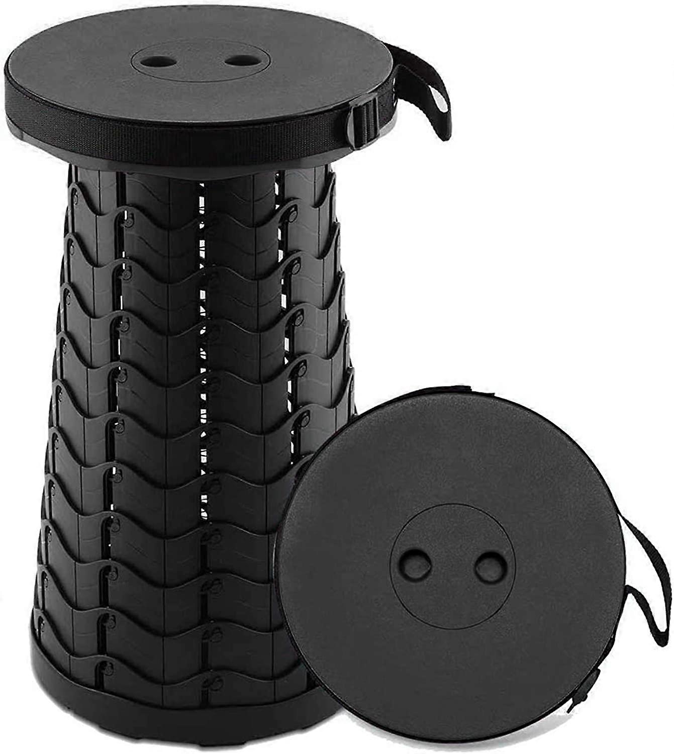 Improved folding stool, light yet more stable, with a load capacity of 180 kg, portable, collapsible