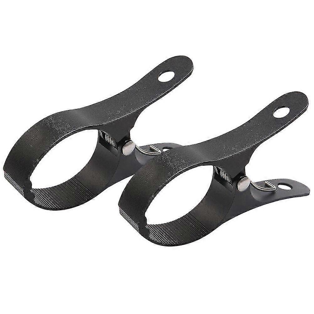 2 st aluminiumlegering vindtäta täckklämmor kläder torkklämmor kläder klämmor strandhandduksklämmor