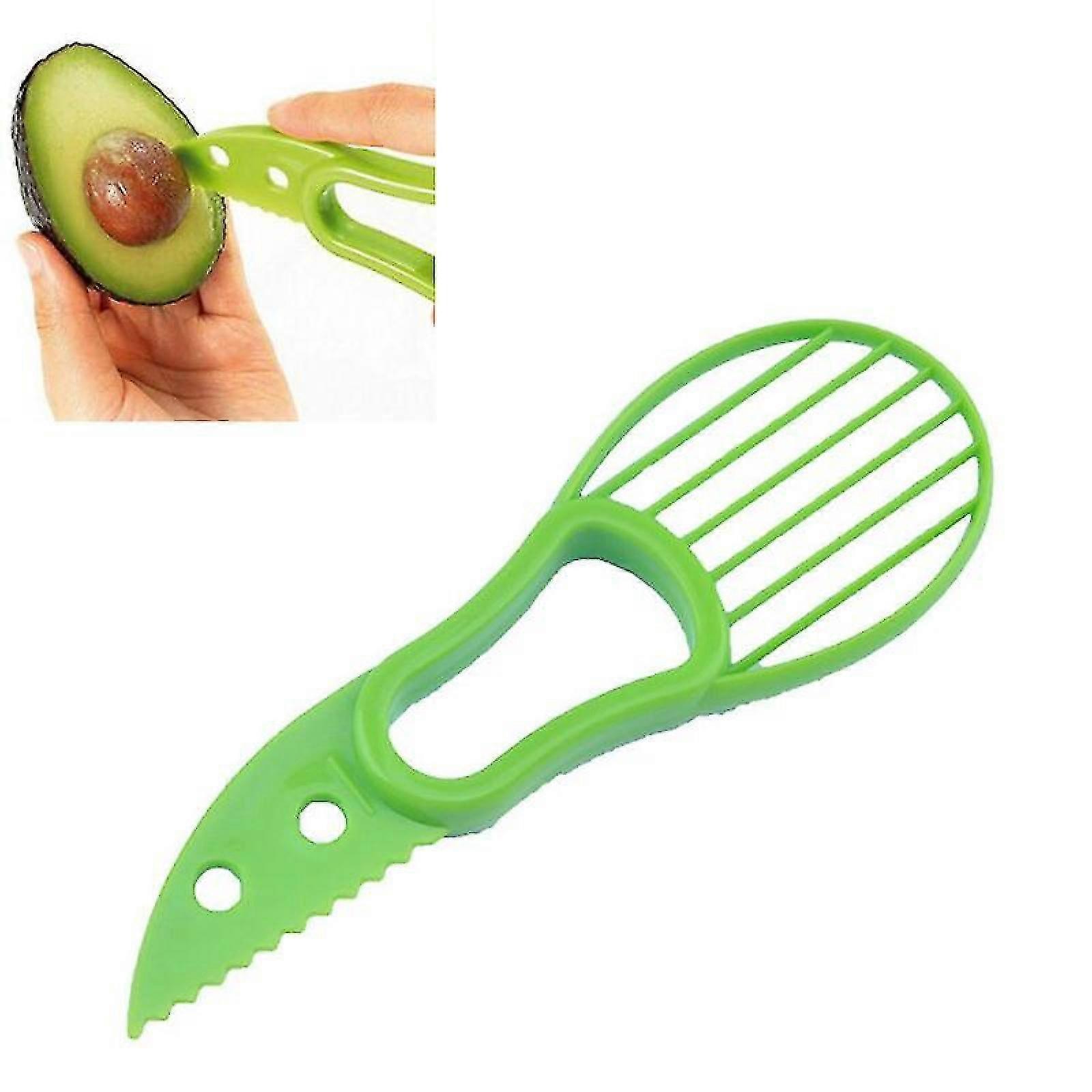 3 In 1 Avocado Slicer - Shea Corer Butter Fruit Peeler Cutter