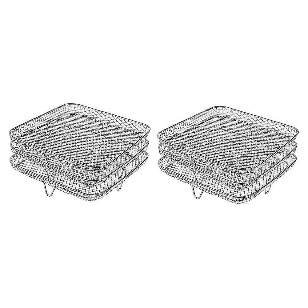 8inch 3-layers Rack For Vortex Square Less Steel Grilling Rack