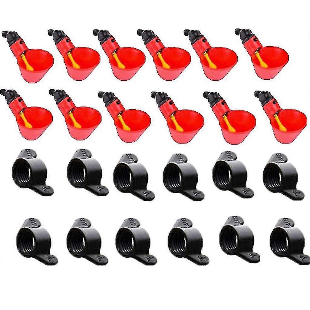 Automatic Bird Coop Poultry Cken Drinker S 12pcs