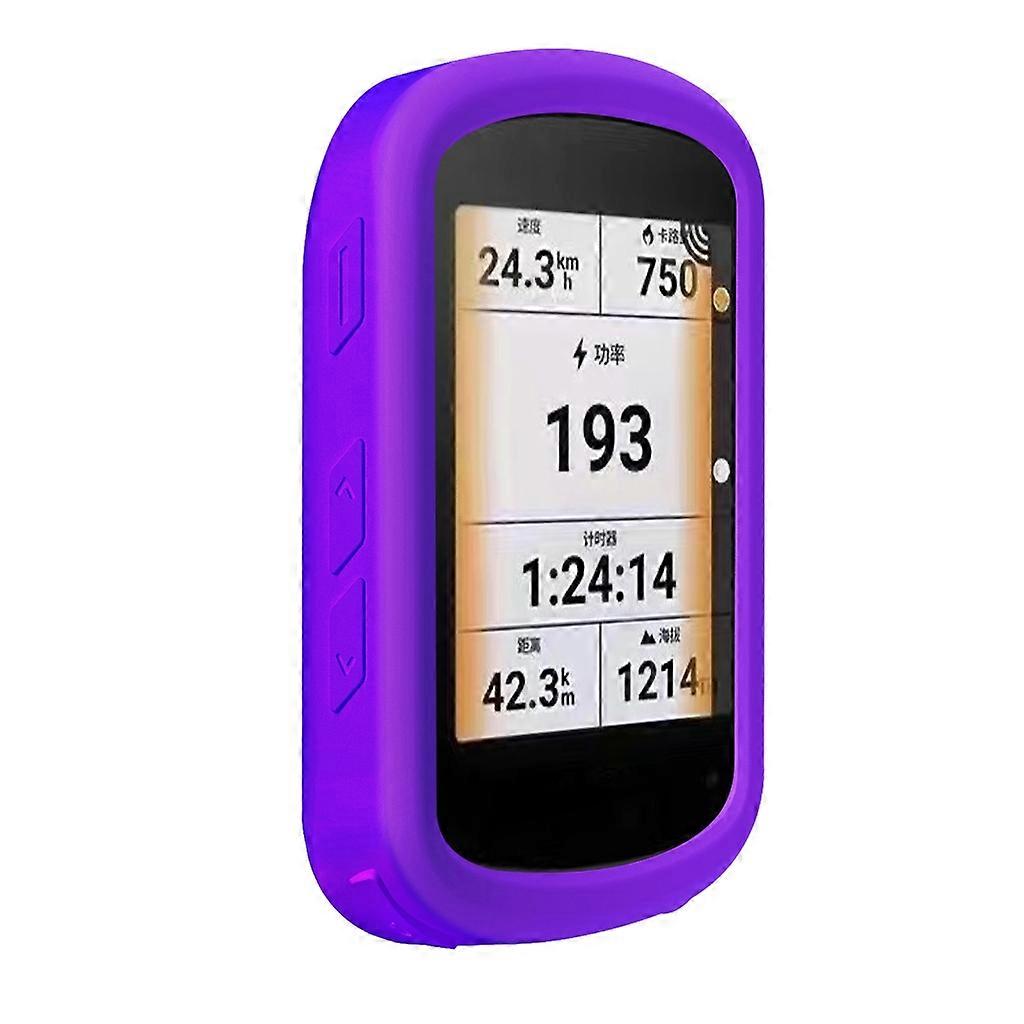 Silikonhülle Softcover Protector für Garmin Edge 840 GPS Fahrradcomputer Hülle Lila