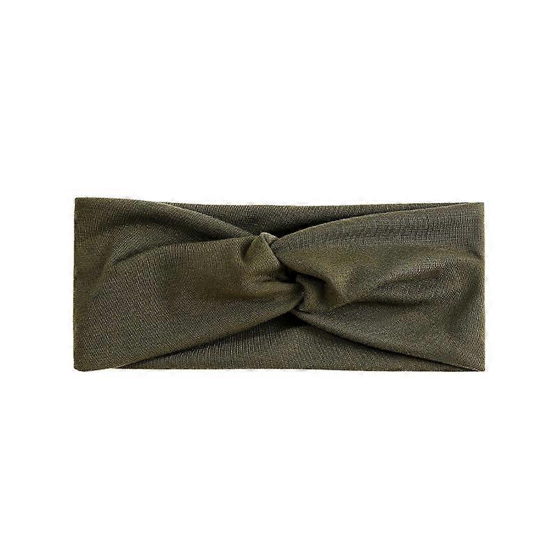 ממתק - צבע צלב - רצועת שיער נשים ראש ספורט עם יוגה, ספיגת זיעה כיסוי ראש אלסטי