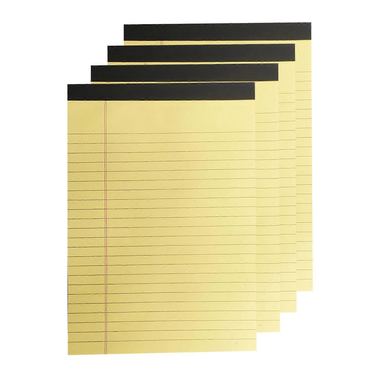 4Pcs Color Notepad 50 Sheets Printing Lined Paper Pads Duplex Printing Notebook Note-taking Paper