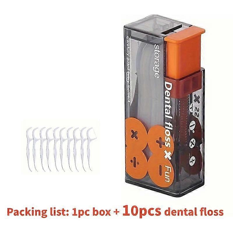 Interdental Brush & Floss Dispenser with Portable Case