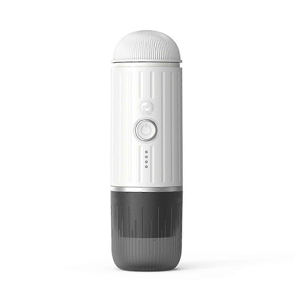 Mini 2-in-1 Italian Capsule Coffee Machine Portable USB Compatible with Capsule & Ground Coffee Adjustable Strength