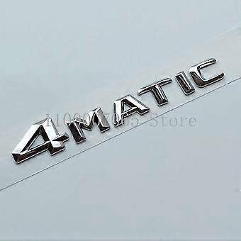 Genuine Mercedes-Benz 4MATIC Chrome Trunk Lid Badge – Direct Replacement (A 205 817 17 15)