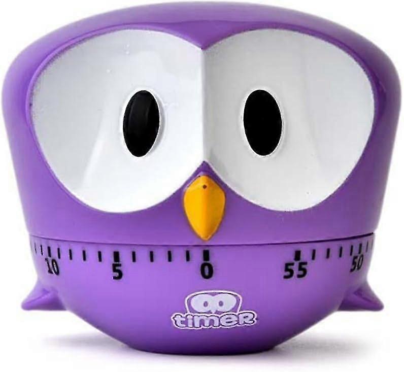 Mechanical Rotating Egg Timer For Kitchen, 0~60 Minutes Timer For Multipurpose (purple Eagle)