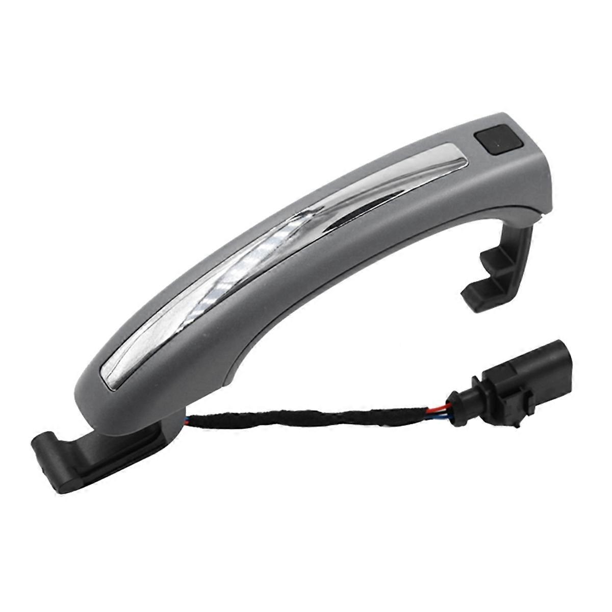 Car Smart Exterior Door Handle 4L0837205B 4L0837207A for 2007-2015 Outside Door Handle W/Key Button 4L0 837 205B