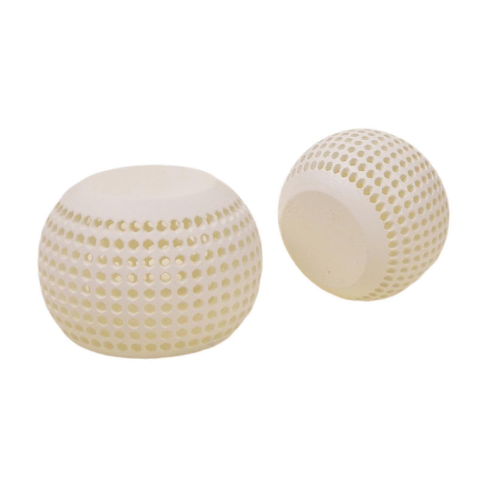 2 Pieces 1:12 Dollhouse Round Tables Dollhouse Bedside Tables for Dollhouse