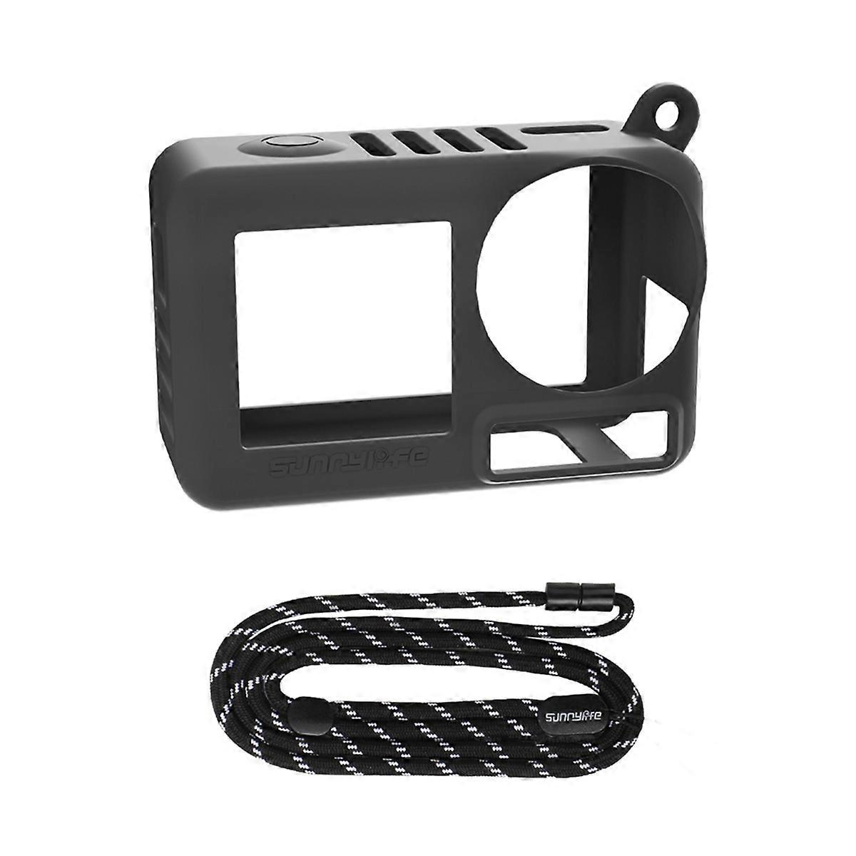 Silicone Protective Case for ACTION 5 Pro Scratch- Anti-Collision Camera Protector Black