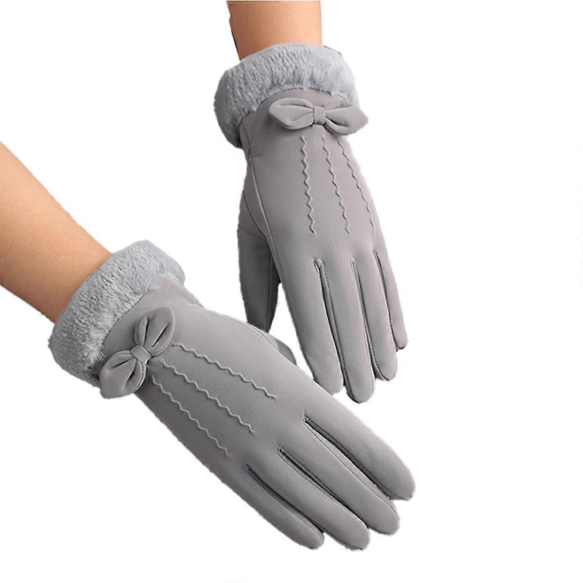 Winter Gloves, Touchscreen, Warm, Plush