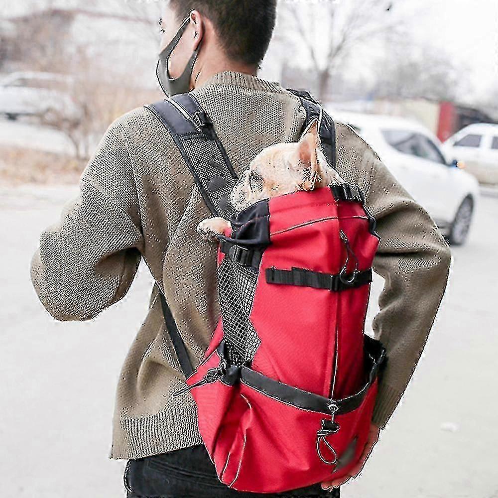Dog Carrier Backpack For Small And Medium Pets Front Facing Adjustable