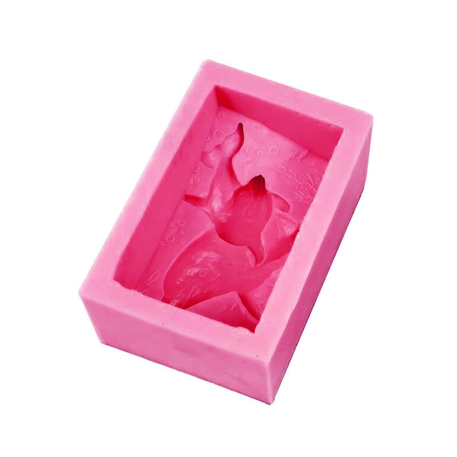 Dolphin Scented Soap Mould Cake Decorating Baking Tools Handmade-Soap Silicone Mold Home Decorations Mold Easy to Clean