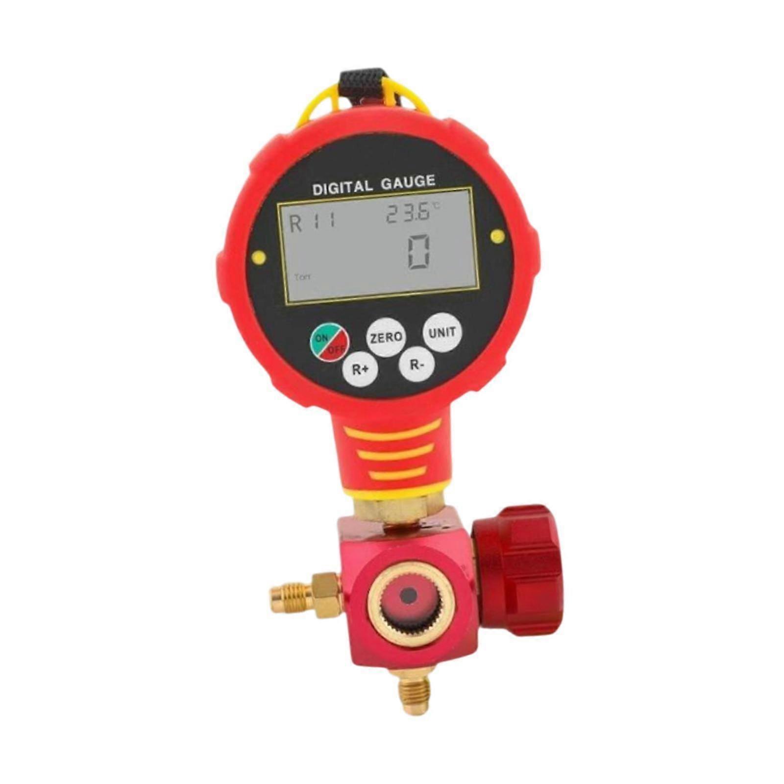 Digital Refrigerant Gauge Compact Portable Air Conditioning Refrigerant Tool Style A