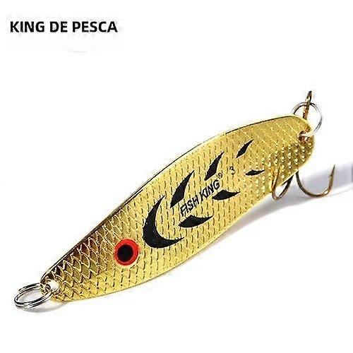 FISH KING Metal Fishing Hook 20-30g Artificial Wobblers for Trout Bass Pike with Hard Bait Hooks Fishing in Ocean River Lake Reservoir