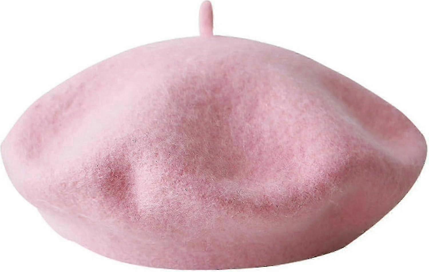 Børn Piger Fransk Beret Hat Kunstner Hat Solid Varm Beanie Cap Vinter Efterår