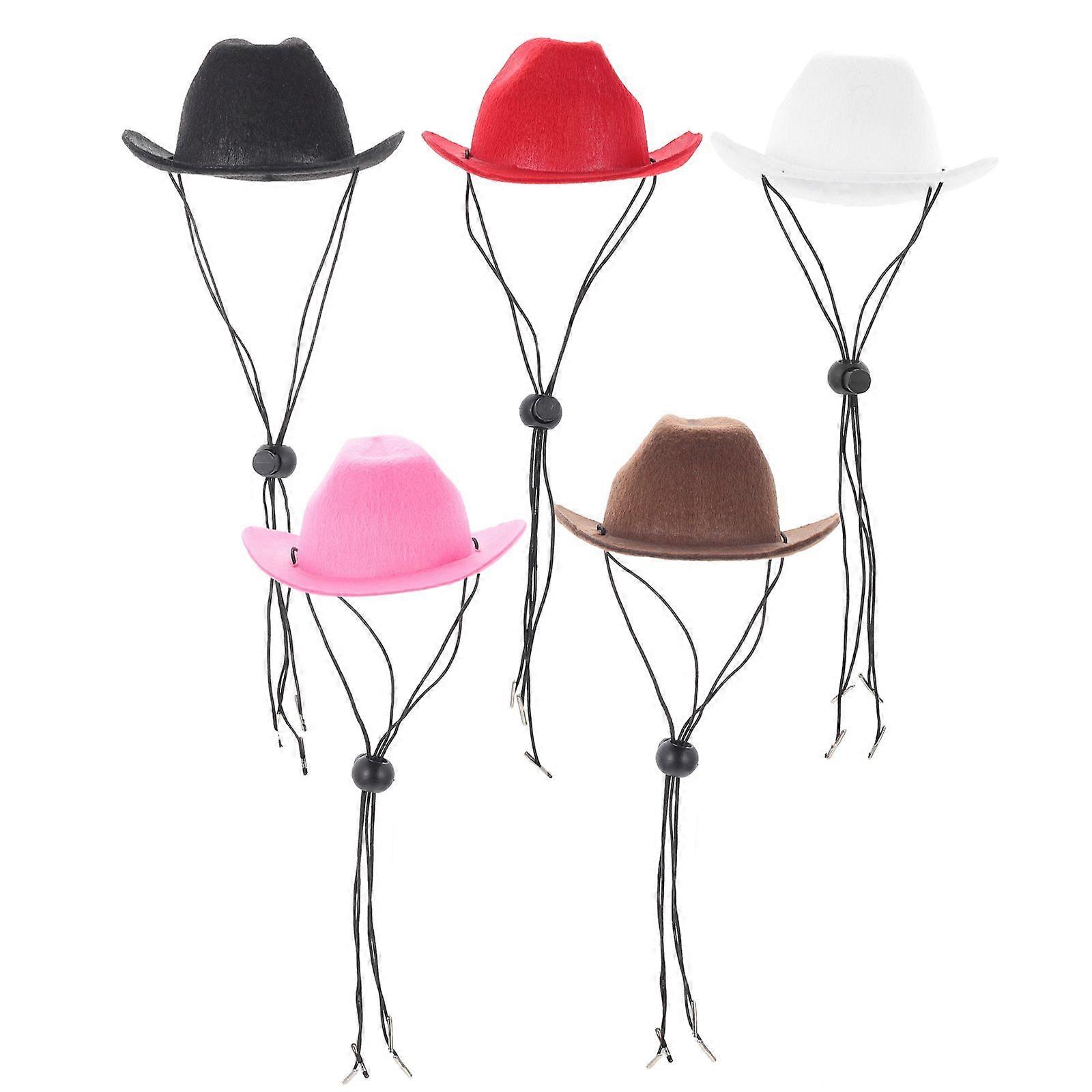 5Pcs Decorative Dog Hats Multi-function Kitten Hats Household Puppy Hats Cat Accessory