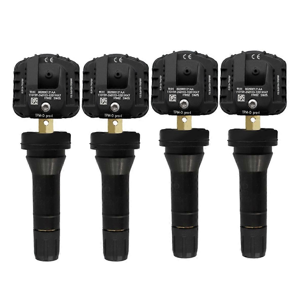4 sztuk samochodowy czujnik TPMS System monitorowania czujnika ciśnienia w oponach 802000121AA dla 7 8