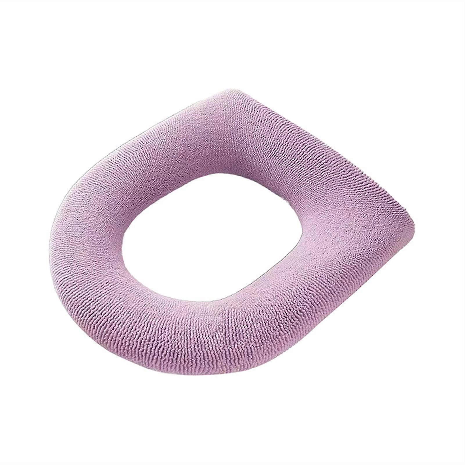 2db WC-ülőke fedél Háztartási téli sűrített gyapjú párna univerzális nyújtható mosható WC-ülőke párna