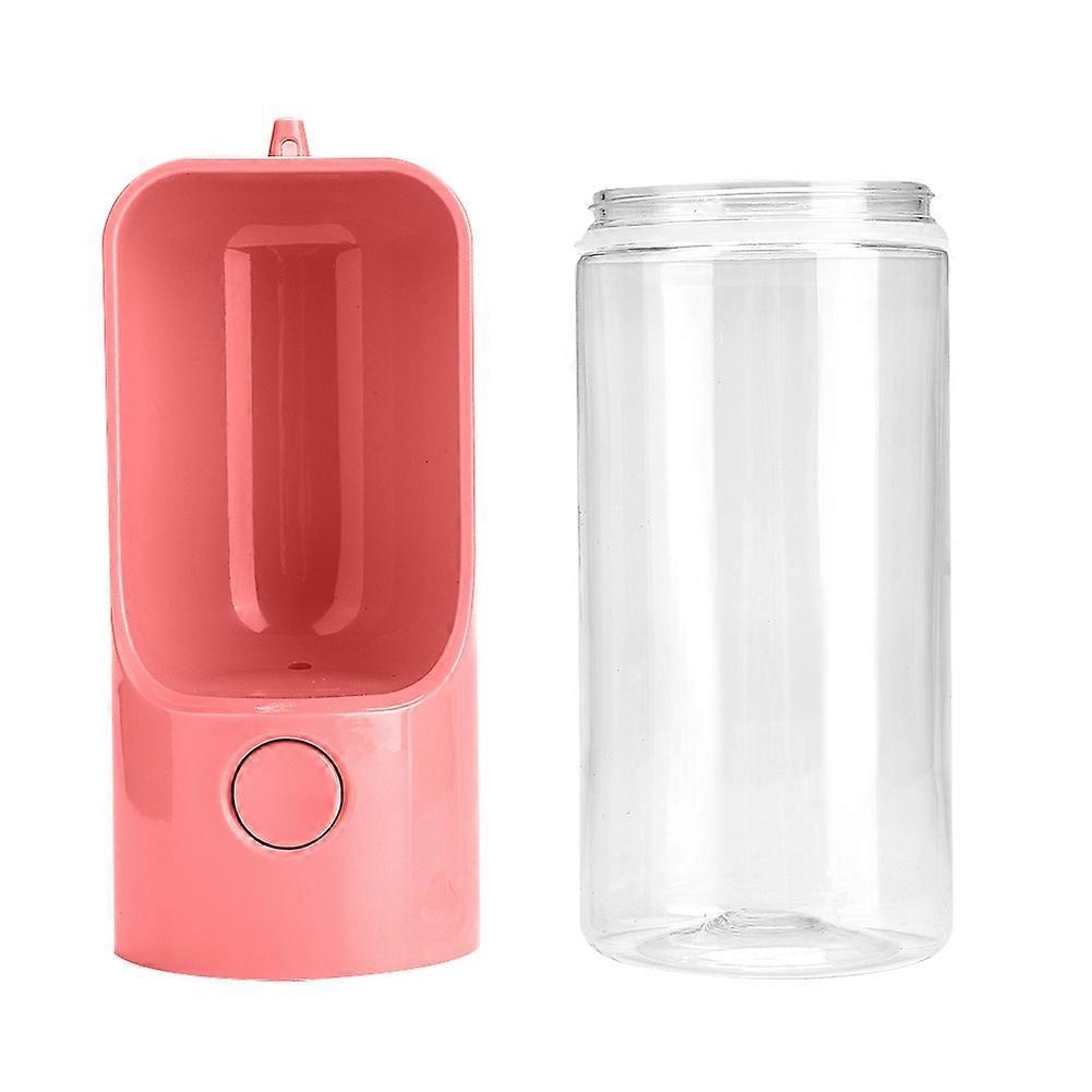 Pet Dog Water Bottle Outdoor Portable Cat Puppy Drinking Cup Feeder 500ml Leak-Proof BPA-Free Travel Container