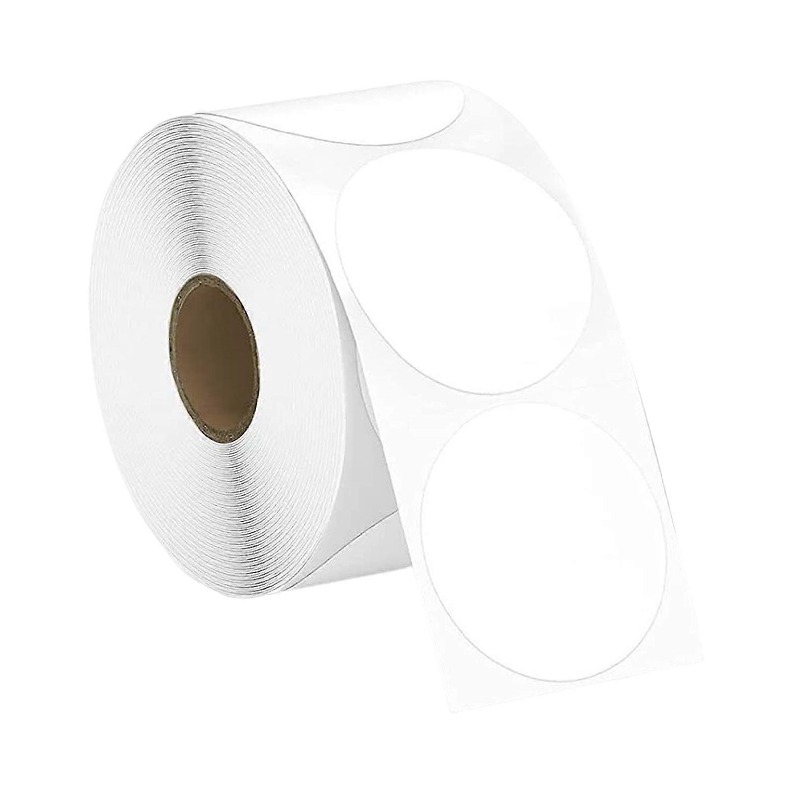 Thermal Sticker Labels Name Tag Envelope Seal 1000Pcs 5cm Round Labels for