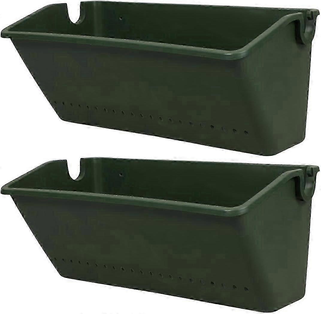 2pcs Lip Gloss Containers Wall Planter Outdoor Plastic Planter Wall Pocket