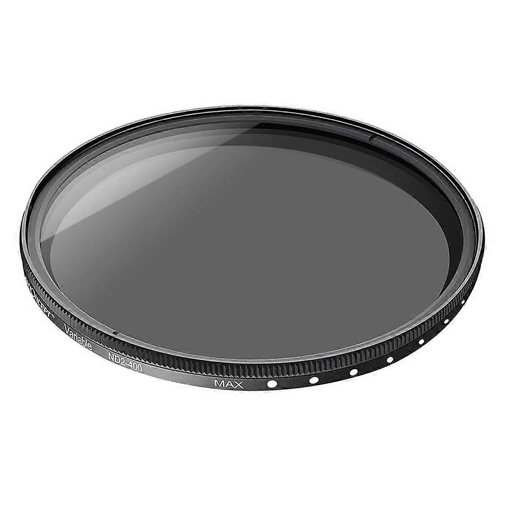 62mm ND Fader Neutral Density Variable Filter ND2 to ND400 Filter (Noir)