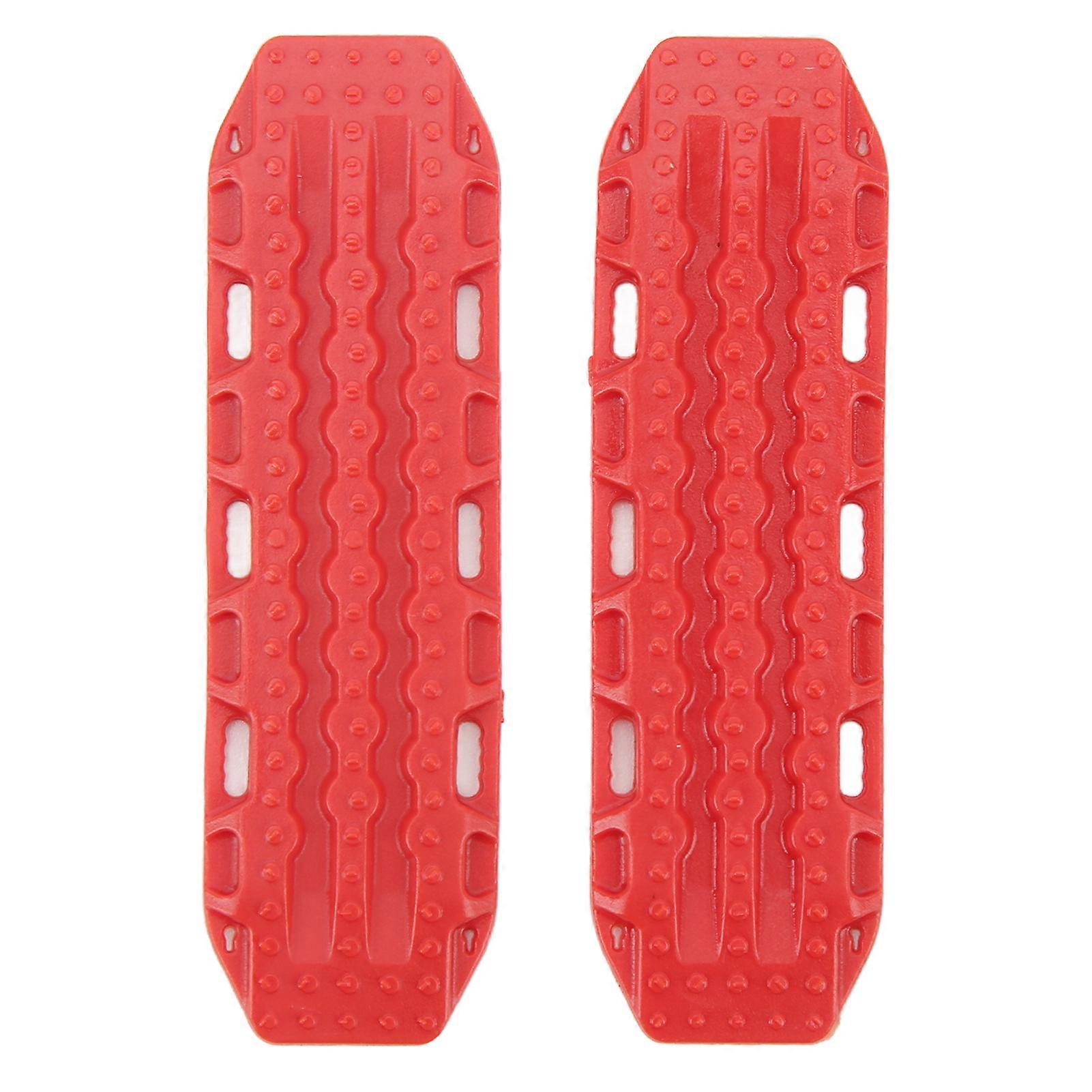 1 Pair Simulation Escape Board Plastic Sand Ladder Non Slip Escape Plate for 1/18 1/24 Scale RC Car