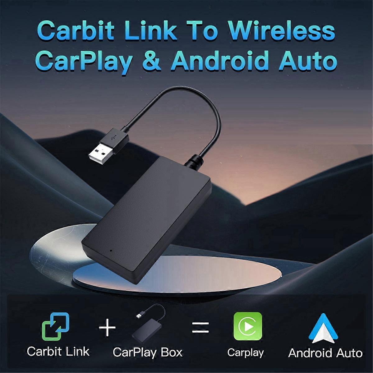 Plug-and-Play-Carbit-Link zur kabellosen CarPlay Android AUTO Box