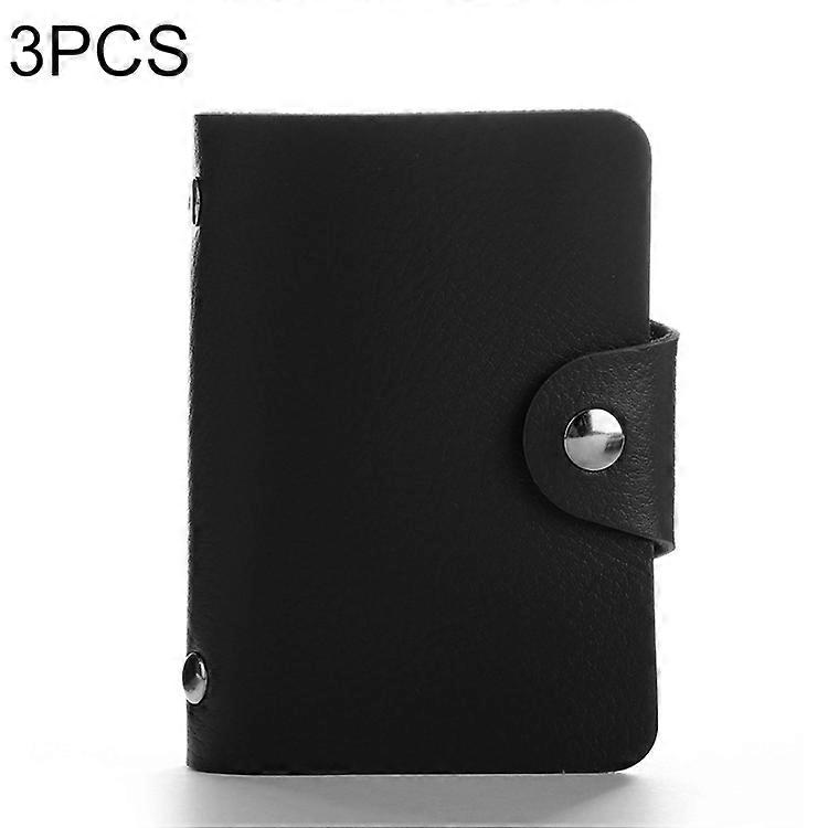 3 PCS Upgraded Version Card Bag Business Card Transparent Protective Cover Color Storage Card Holder, Specification:12 Card Slots(Red)
