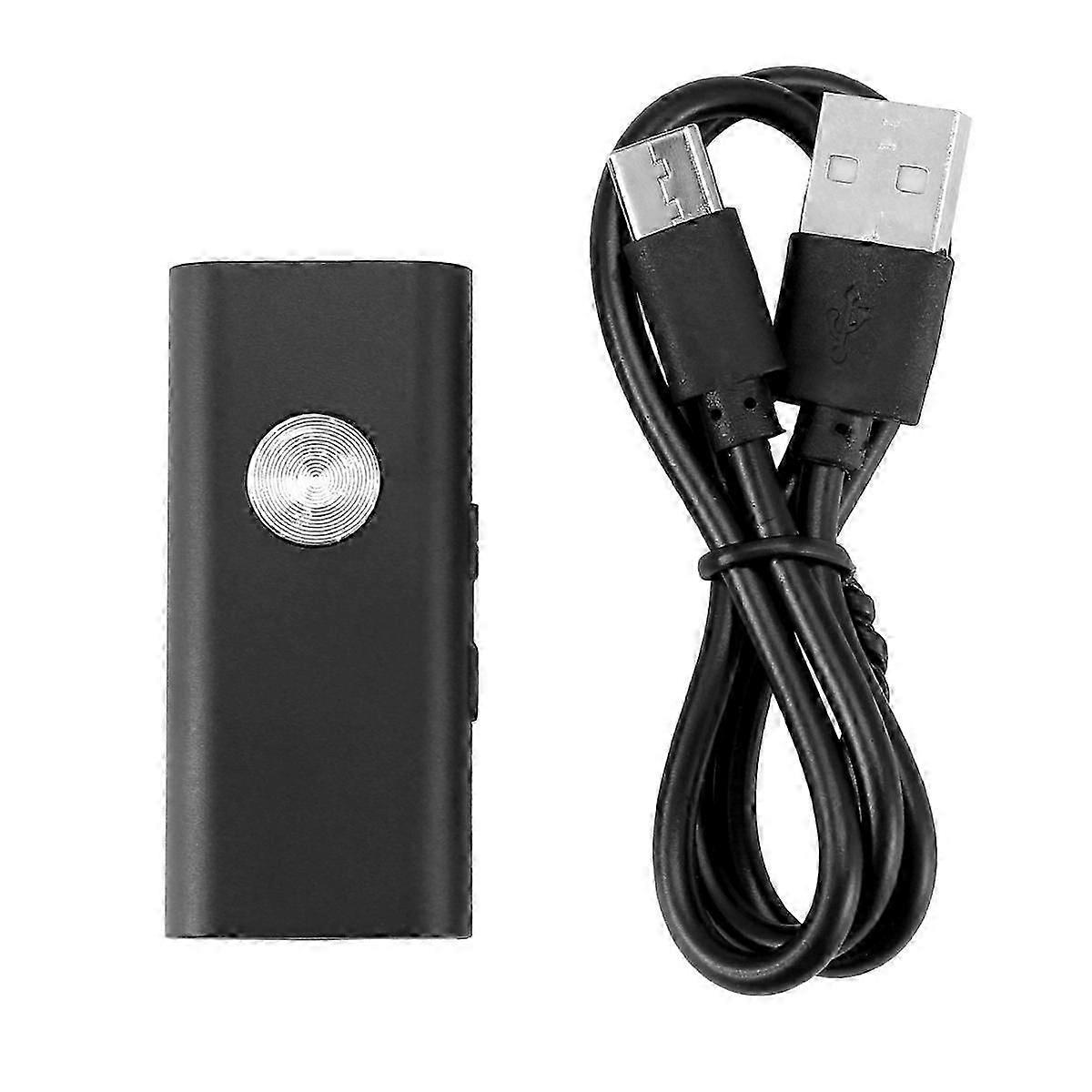 Portable Bluetooth Receiver Adapter Lavalier Bluetooth Adapter for Car Speakers Audio Receiver Blue