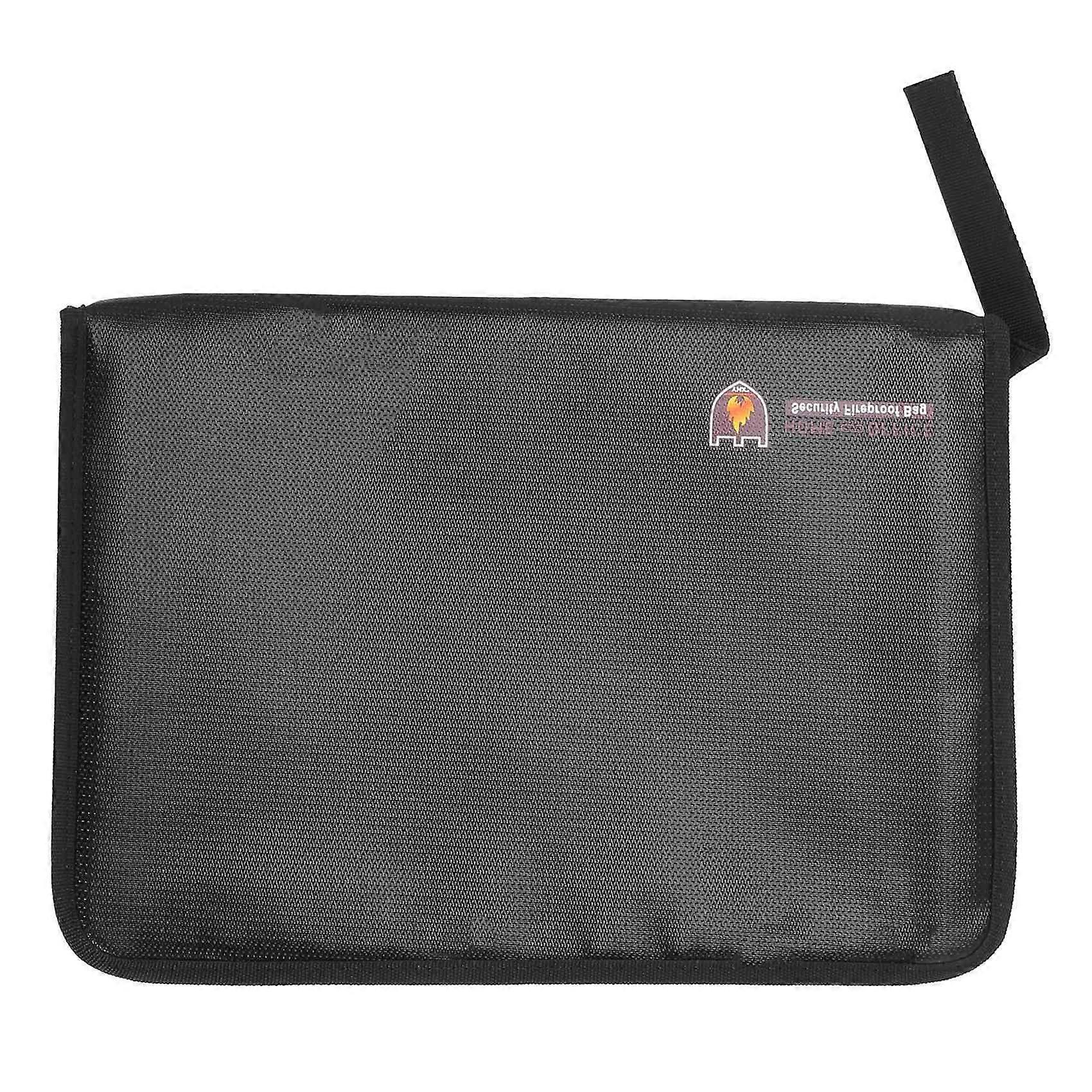 Fireproof Files Folder Accordion Document Bags 14.3x9.8 inch A4 Size 12 Pockets Non-Itchy Silicone C