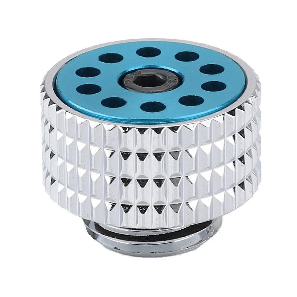 HPQF S1A Computer Water cooled Adjustable Automatic Air Evacuation Valve Silver+Blue