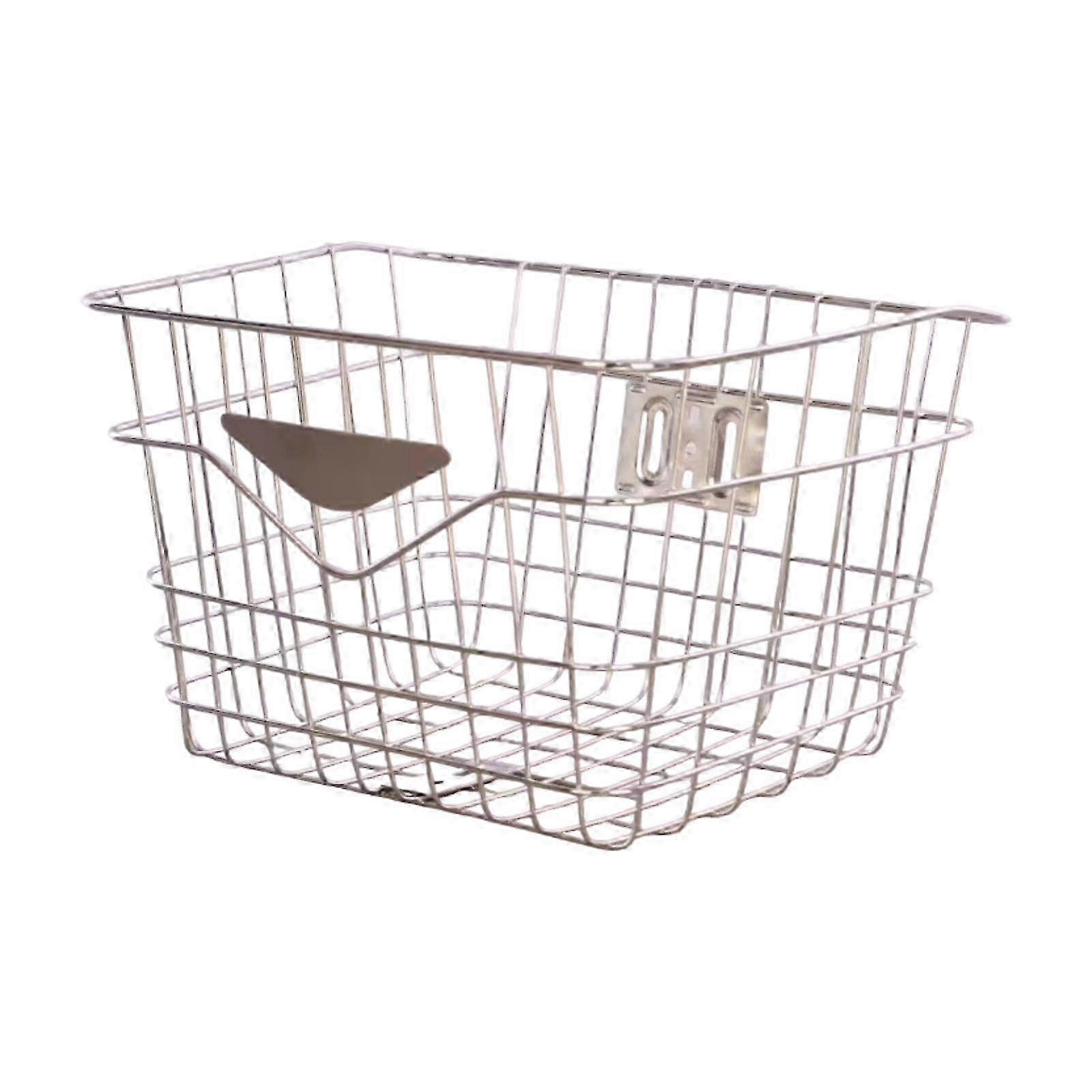 Solid styrekurv i rustfritt stål for sykler, ideell for å bære kjæledyr, diverse og turutstyr