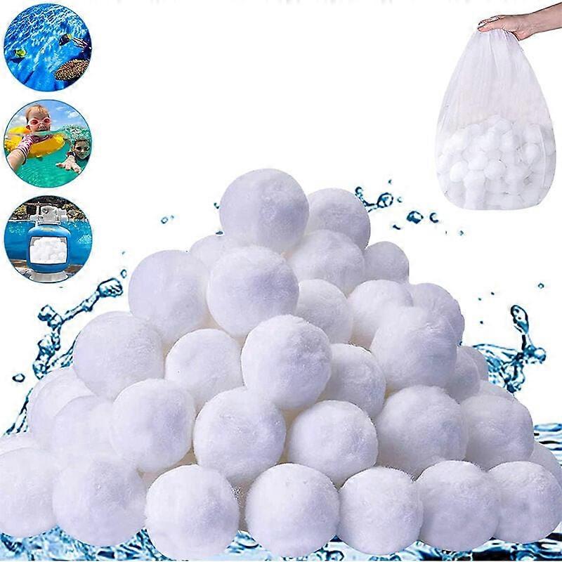 Ultra-Light Pool Filter Media Balls, Eco-Friendly Fiber Filter, Efficient Pool Maintenance