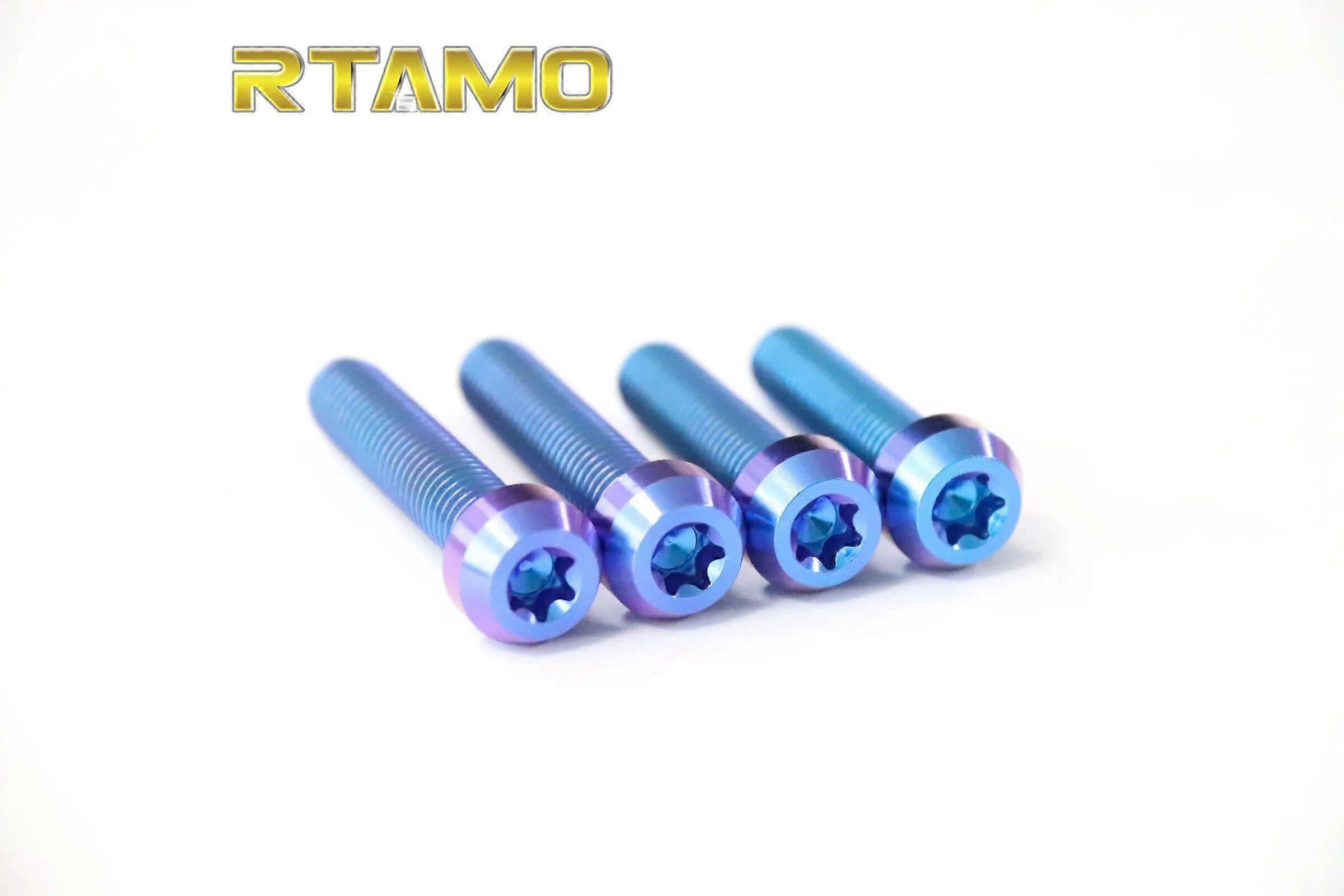 1PC M8X20/25/30/35/40//45/50/60MM Titanium Bolts Cylindrical Head High Performance Torx Drive