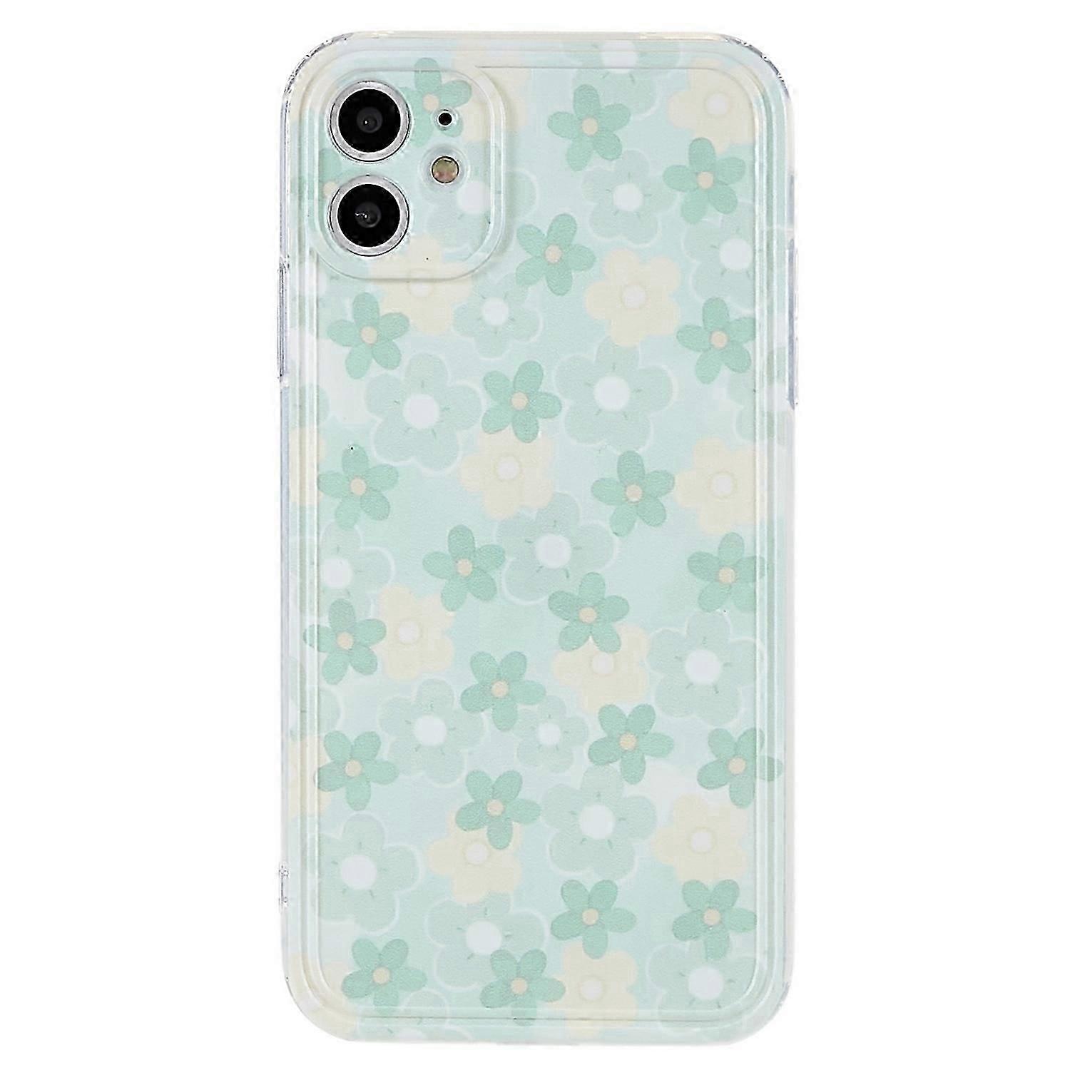 For iPhone 11 6.1 inch Pattern Printing TPU Back Case Straight Edge Precise Cutouts Cover Shell