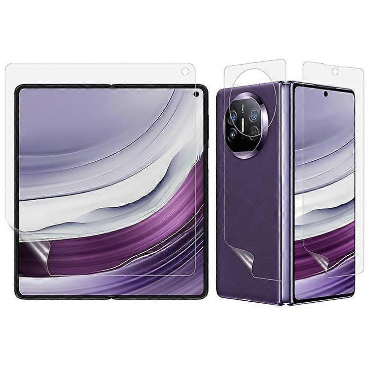 1 Set Protective Film Compatible For Huawei Mate X5 , Inside + Front + Back Full Cover TPU+PET Hydrogel Film