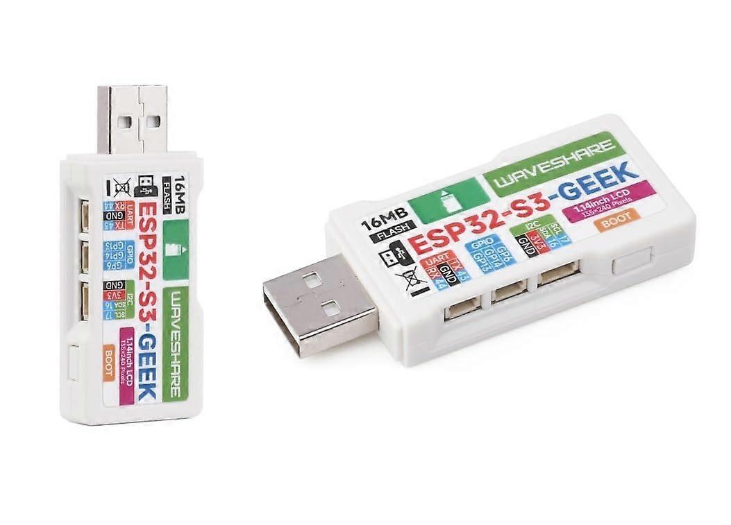 ESP32-GEEK Development Board with ESP32-S3R2 Chip, 1.14 Inch 65K Color LCD, WiFi and Bluetooth Compatible