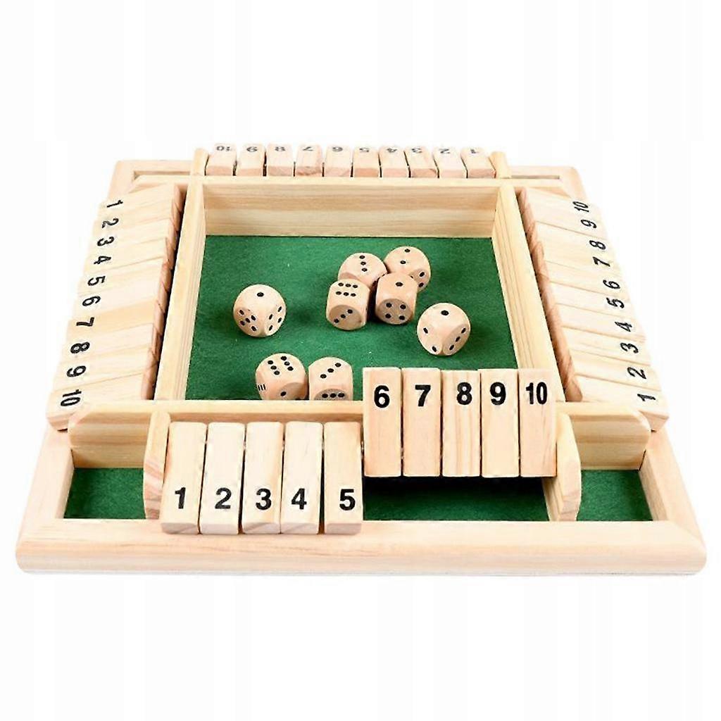 Juego de mesa de madera para aprender números