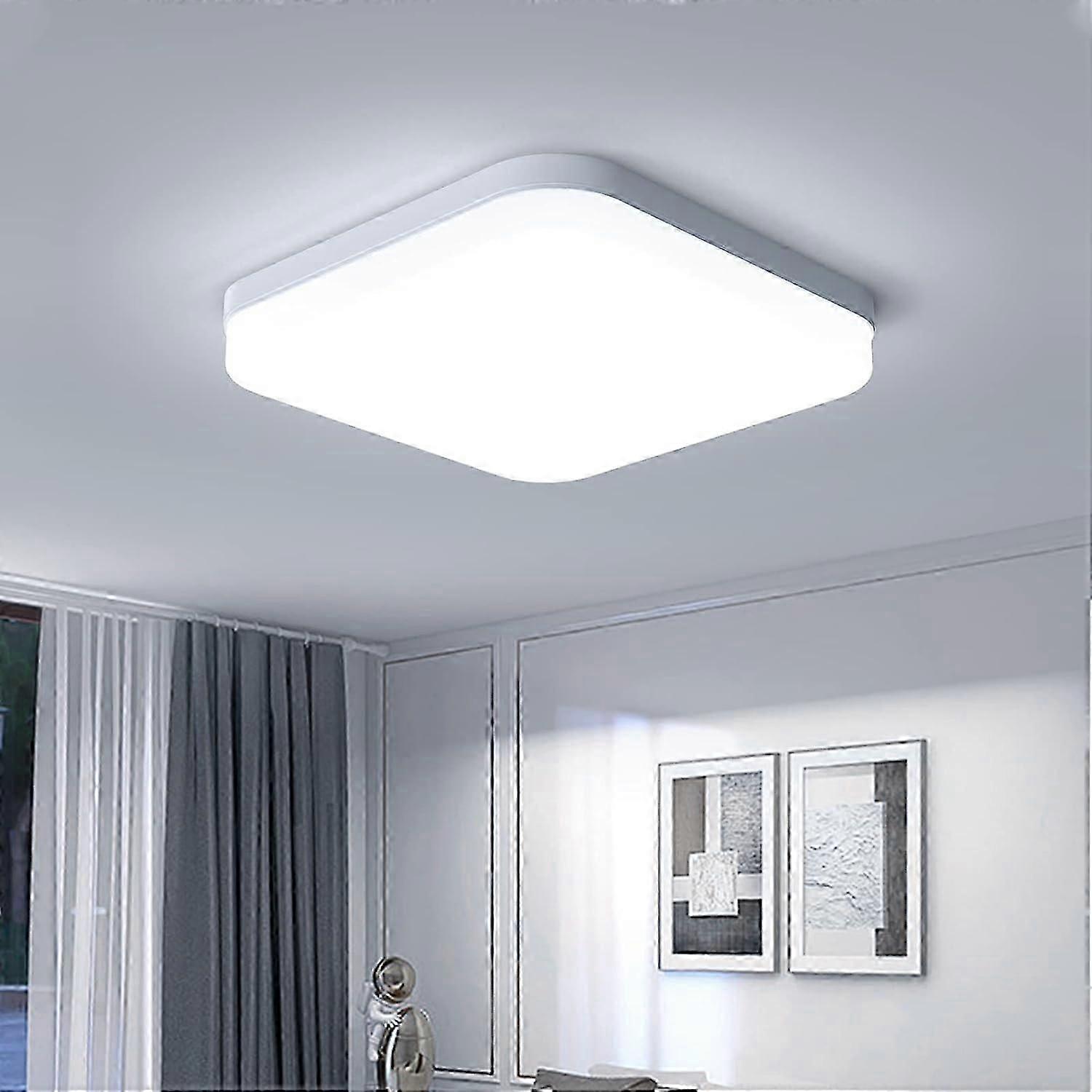 36W Square LED Ceiling Light, 3240LM Ceiling Light, 6500K Indoor Lighting, Modern Light Lamp