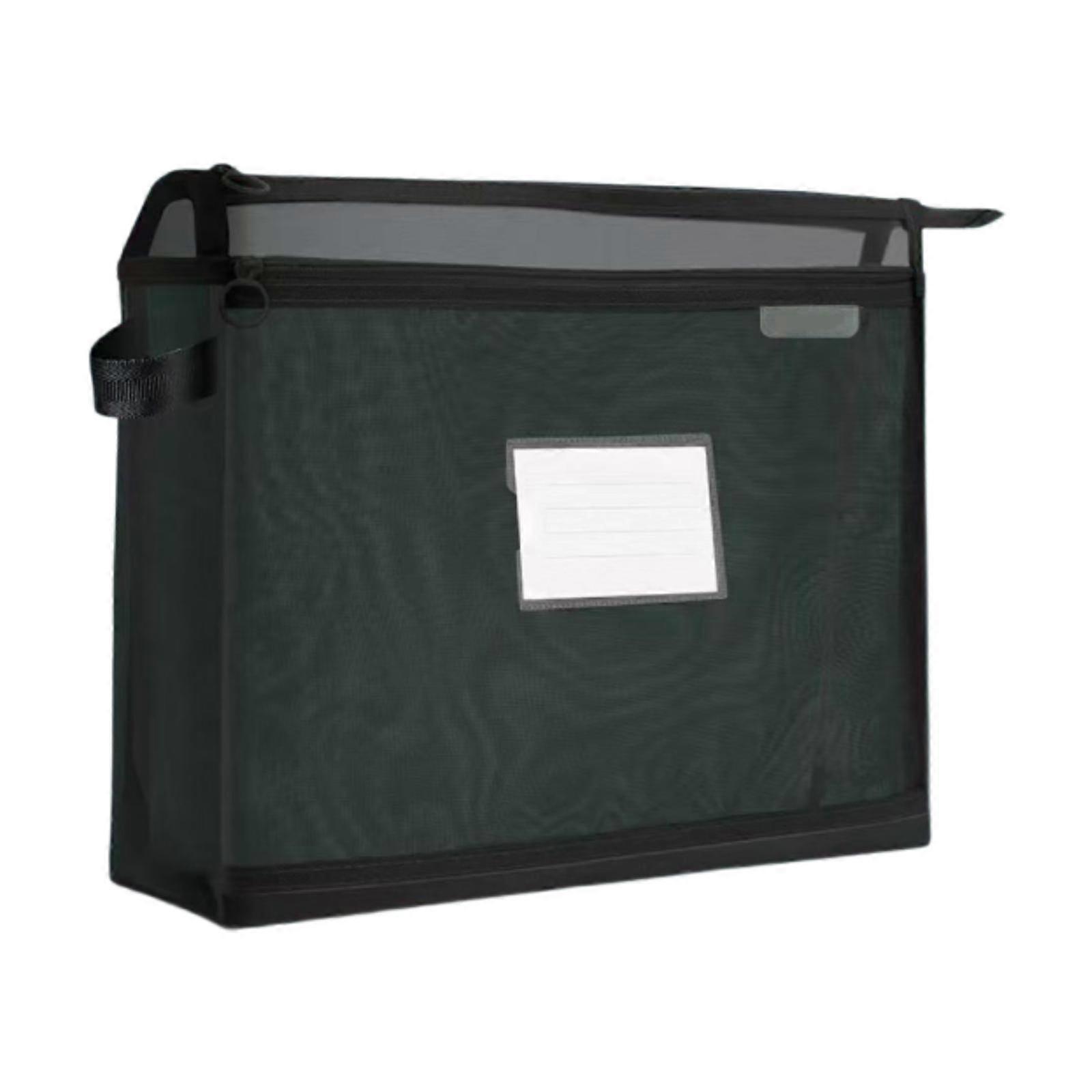 Mesh File Folder Portable Test Paper Storage Bag for Contracts Office Papers