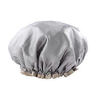 Shower cap, adult long hair bathing hood, multi-functional home kitchen oil fume hat, 2 pieces