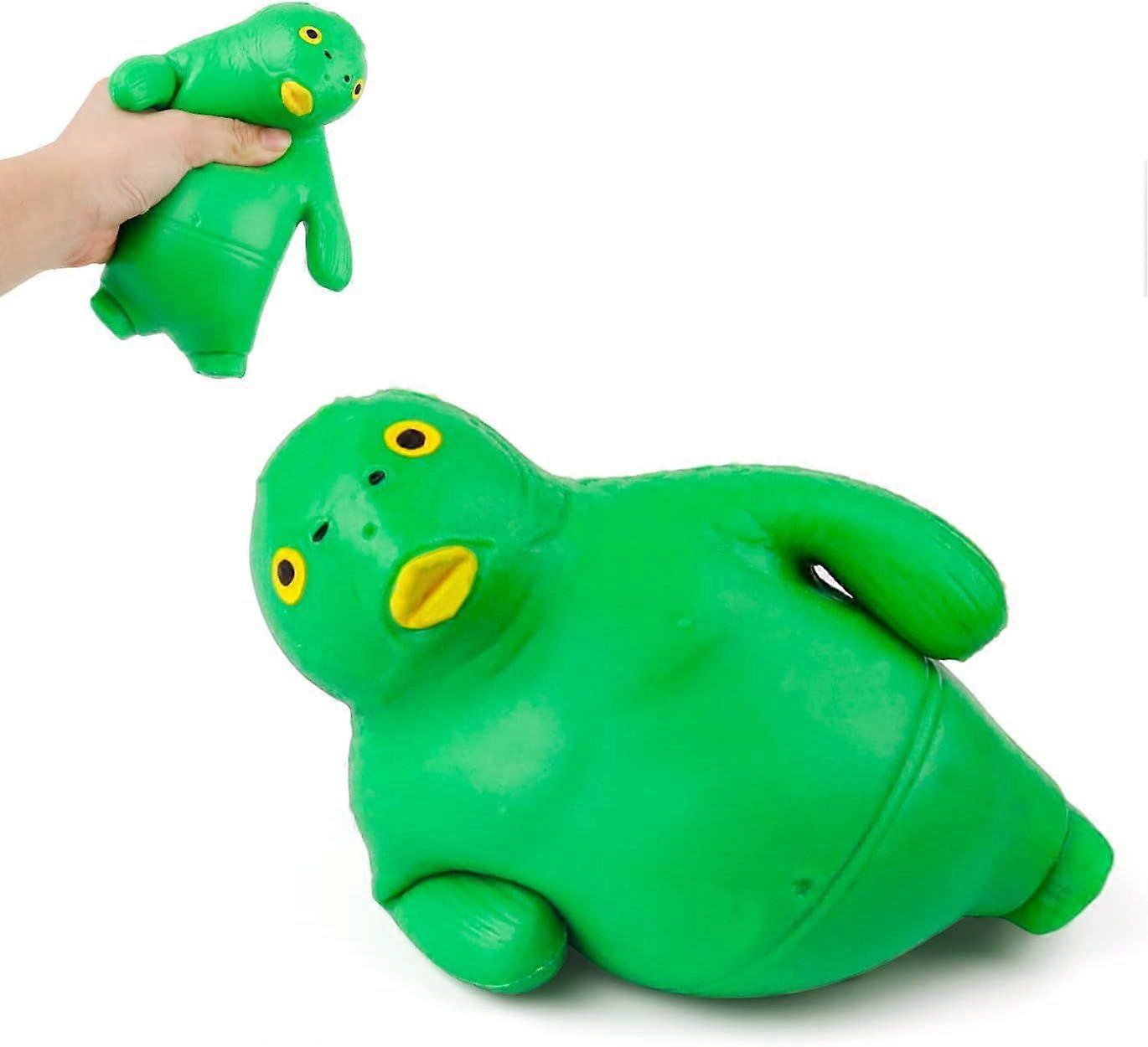 Anti-Stress Toys, MYLERCT Green 15cm Stress Relaxation Toy, Fun Squeeze Sensory Toys, Effective Stress Reliever