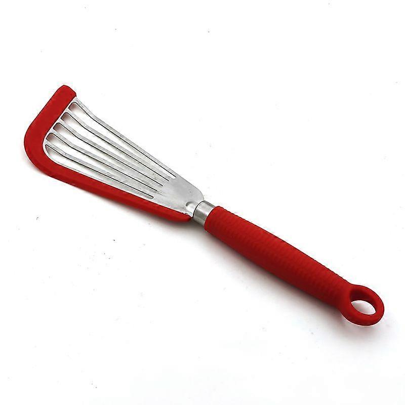 Silicone spatula set spring oak handle fried fish spatula fried egg spatula fried steak silicone spatula kitchen cooking  (D-V2)