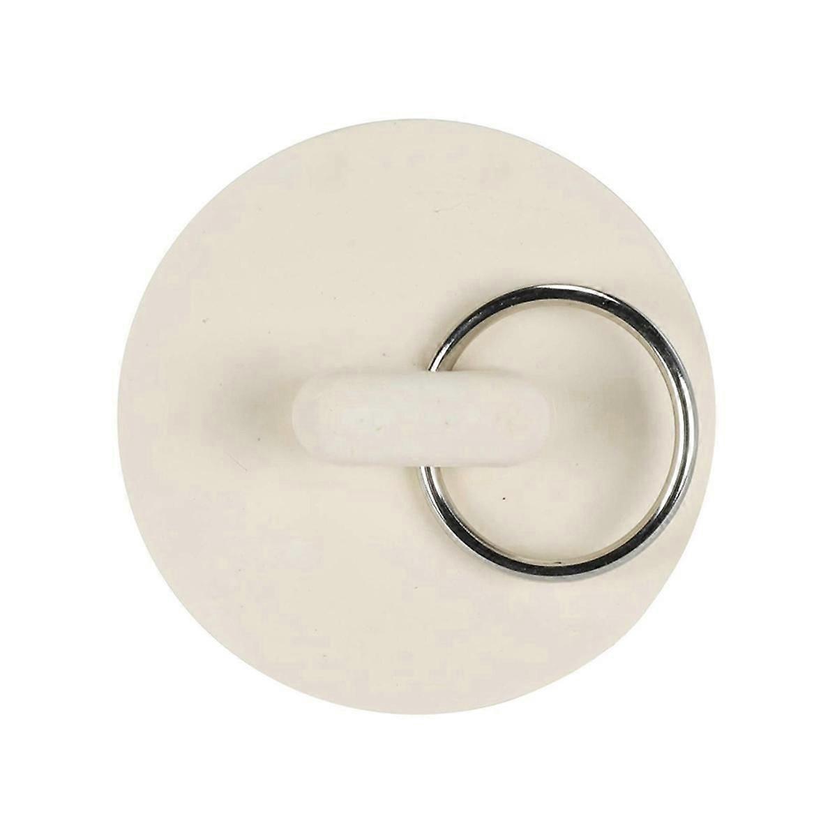 1 3/8in White Rubber Wash Basin Bathtub Plug Sink Plug Drain Pipe Plug Sink Plug Water Plug