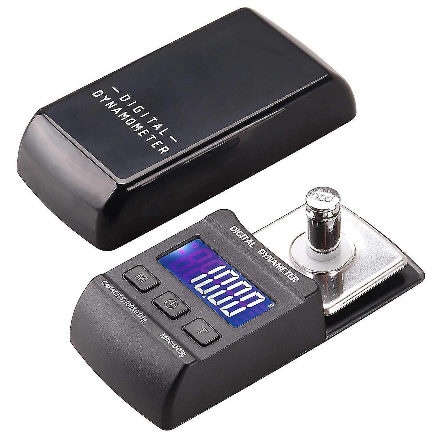 100G / 0.01G Digital Turntable Stylus Force Meter LP Record Player Needle Pressure Gauge with 10G Calibration Weight