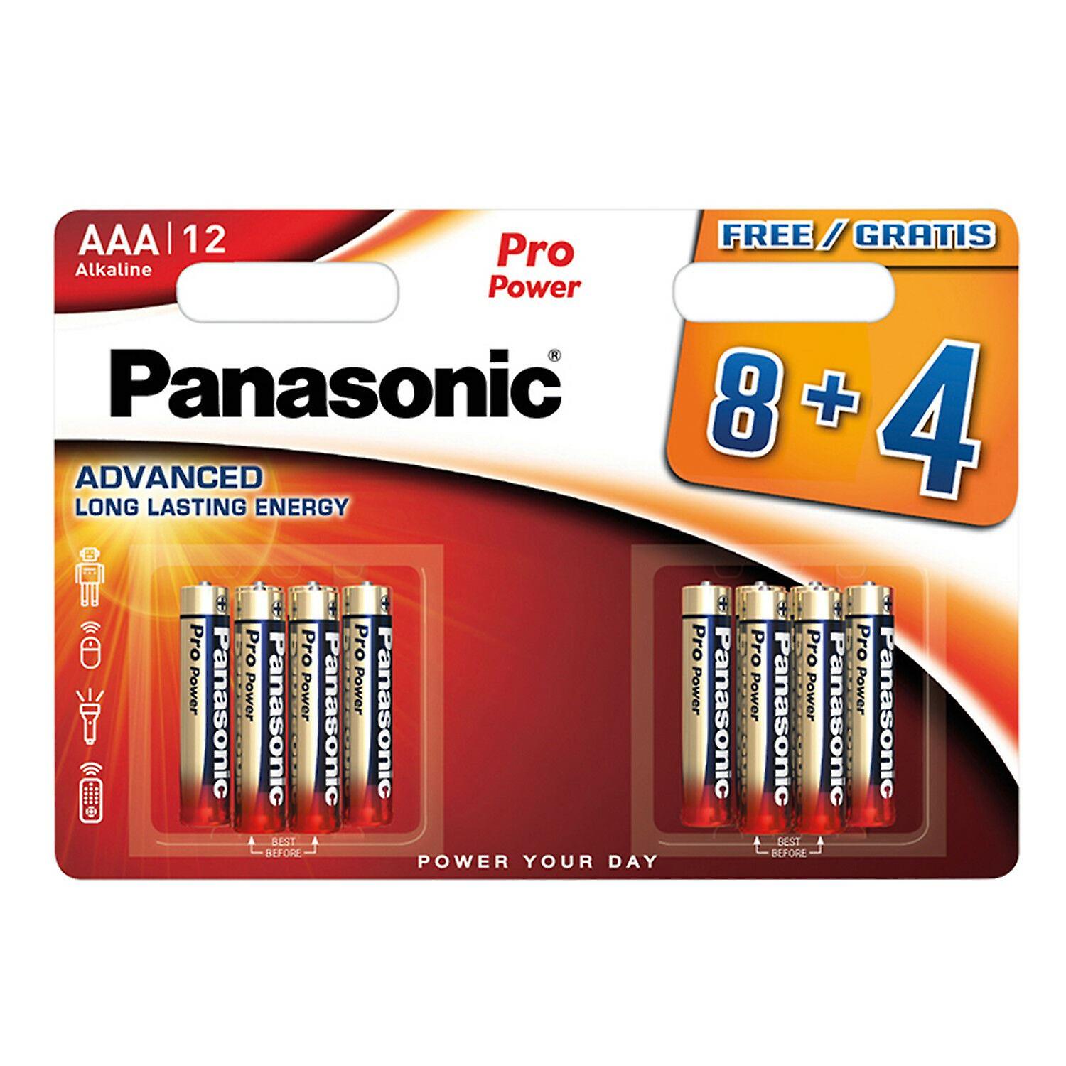 Panasonic ProPower Gold Batteries - AAA (8+4 Pack)