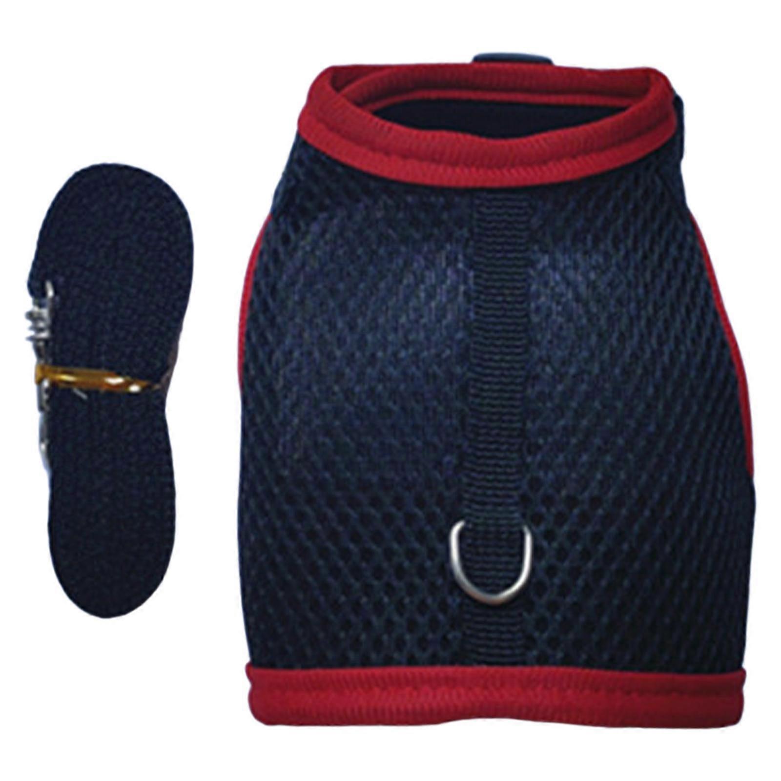 Rabbit Harness and Leash Set Mesh Adjustable Buckle for Guinea Pig Ferret Small